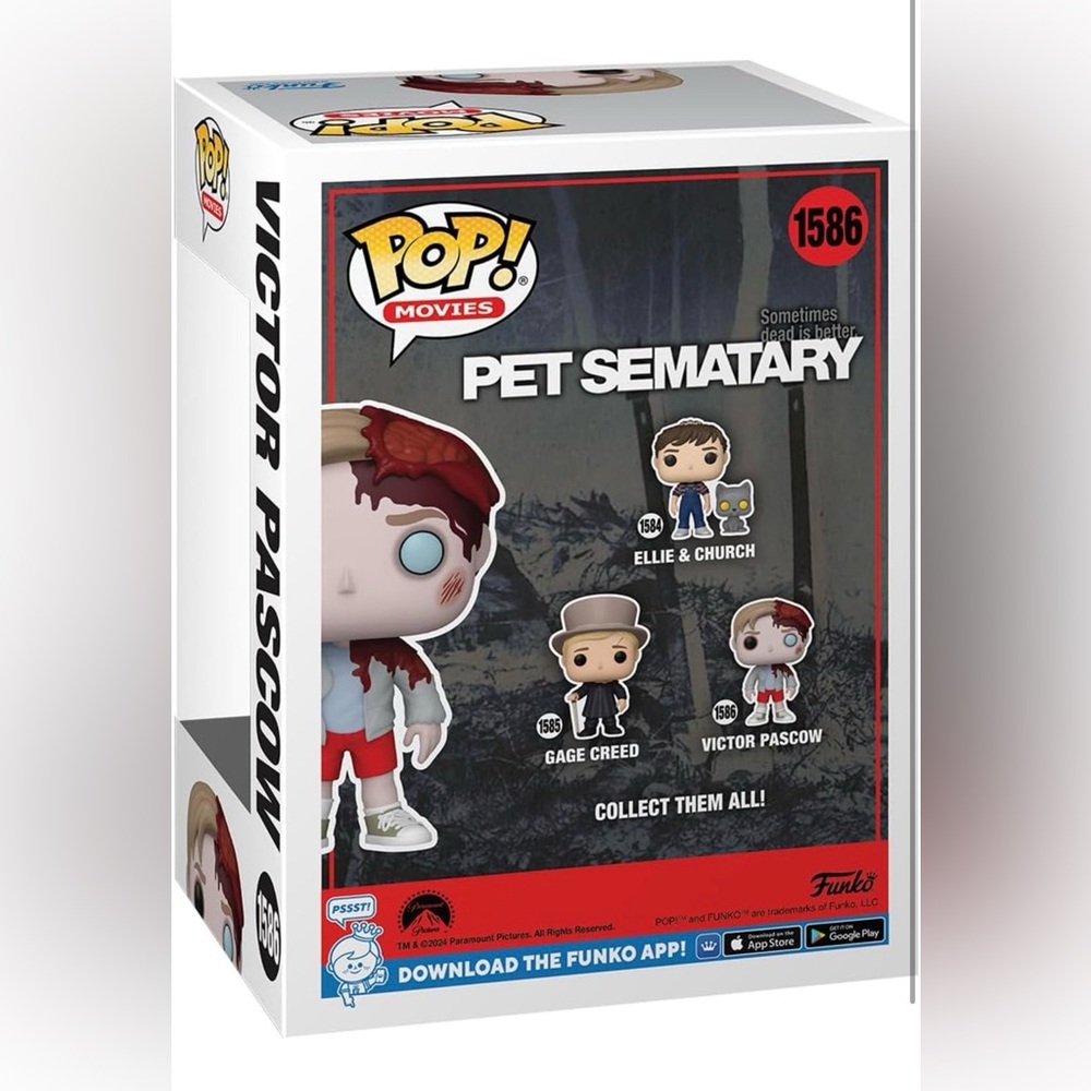 Funko Pop Movies #1586 Pet Sematary Victor Brand New - Picture 3 of 7